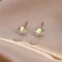 Fashion Star Sterling Silver Plating Ear Studs 1 Pair main image 5
