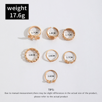 7 Pieces Fashion Letter Butterfly Alloy Women's Rings main image 2