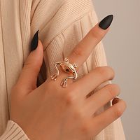 Cute Frog Alloy Plating 14k Gold Plated Women's Open Ring main image 5