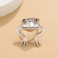 Cute Frog Alloy Plating 14k Gold Plated Women's Open Ring main image 4