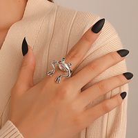 Cute Frog Alloy Plating 14k Gold Plated Women's Open Ring main image 1