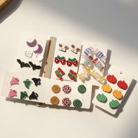 1 مجموعة جذاب حلويات شبح إلك أريليك امرأة ترصيع الأذن main image 4