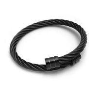 Rétro Bande En Spirale Acier Au Titane Placage Unisexe Bracelet sku image 2