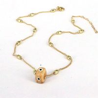 1 Piece Ins Style Eye Copper Plating Necklace main image 5
