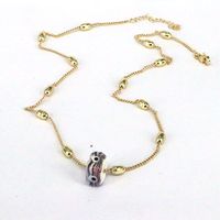 1 Piece Ins Style Eye Copper Plating Necklace main image 6