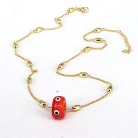 1 Piece Ins Style Eye Copper Plating Necklace main image 7