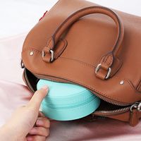1 Piece Simple Style Solid Color Pu Leather Jewelry Boxes main image 6