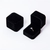 Simple Style Solid Color Flannel Jewelry Boxes sku image 7