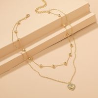 1 Piece Fashion Solid Color Alloy Chain Women's Necklace main image 3