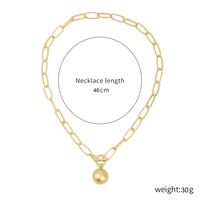 1 Piece Fashion Solid Color Alloy Chain Women's Necklace sku image 6