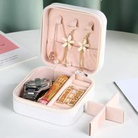1 Piece Simple Style Pu Leather Jewelry Boxes main image 5