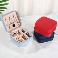 1 Piece Simple Style Pu Leather Jewelry Boxes main image 3