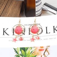 1 Pair Fashion Planet Metal Plating Women's Drop Earrings sku image 2