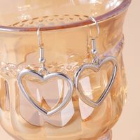 1 Pair Fashion Heart Shape Alloy Valentine's Day Women's Drop Earrings main image 3