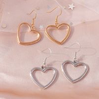 1 Pair Fashion Heart Shape Alloy Valentine's Day Women's Drop Earrings main image 1
