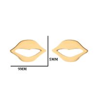 1 Pair Simple Style Heart Shape Stainless Steel Plating Earrings sku image 21