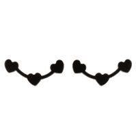 1 Pair Simple Style Heart Shape Stainless Steel Plating Earrings sku image 26