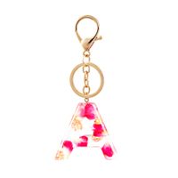 1 Piece Fashion Letter Alloy Epoxy Unisex Bag Pendant Keychain main image 4