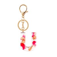 1 Pièce Mode Lettre Alliage Époxy Unisexe Pendentif De Sac Porte-clés sku image 7