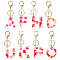 1 Piece Fashion Letter Alloy Epoxy Unisex Bag Pendant Keychain main image 1