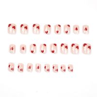 Cute Sweet Heart Shape Abs Nail Patches 1 Set main image 3