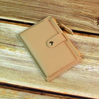 Women's Solid Color Pu Leather Flip Cover Wallets sku image 7