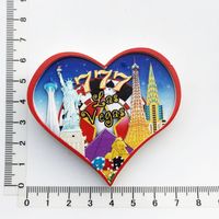 Fashion Geometric Letter Heart Shape Resin Refridgerator Magnets 1 Piece sku image 10