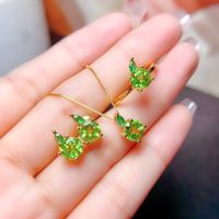 1 Piece 1 Pair Simple Style Fruit Copper Plating Women's Rings Earrings Necklace main image 5