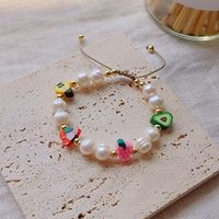 Estilo Étnico Vistoso Perlas De Agua Dulce Arcilla Suave Venta Al Por Mayor Pulsera main image 5