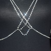 1 Piece Fashion Geometric Rhinestone Women's Body Chain main image 6