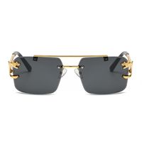 Fashion Geometric Pc Square Frameless Men's Sunglasses main image 4