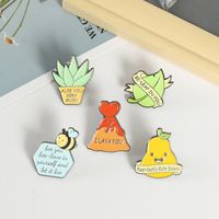 Cute Pear Bee Alloy Stoving Varnish Unisex Brooches main image 2