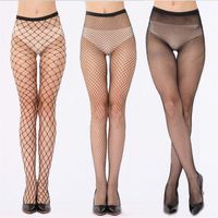Women's Sexy Solid Color Velvet Spandex Mesh Tights 1 Piece main image 6