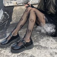 Women's Fashion Bow Knot Silk Spandex Patchwork Tights 1 Piece main image 4