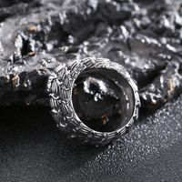 Vintage Style Snake Stainless Steel Plating Open Ring 1 Piece main image 4