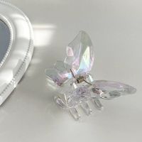 Fashion Butterfly Plastic Plating Hair Claws 1 Piece main image 2