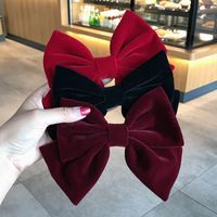 Simple Style Bow Knot Cloth Patchwork Hair Clip main image 1