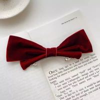 Simple Style Bow Knot Cloth Patchwork Hair Clip sku image 2
