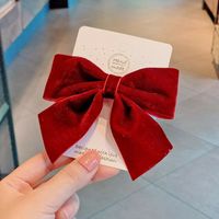 Simple Style Bow Knot Cloth Patchwork Hair Clip sku image 6