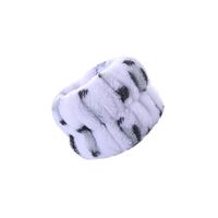 Flannel Face Wash Wrist Cuff Moisture Resistant Sports Bracelet Solid Color Hair Band sku image 9
