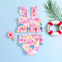 Cute Clouds Dinosaur Polyester Baby Clothing Sets main image 3