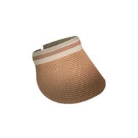Women's Simple Style Solid Color Flat Eaves Sun Hat main image 2