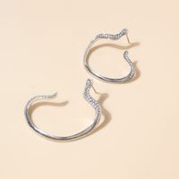 1 Pair Vacation Modern Style Simple Style Snake Alloy Plating Artificial Rhinestones Women's Earrings main image 4