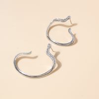 1 Pair Vacation Modern Style Simple Style Snake Alloy Plating Artificial Rhinestones Women's Earrings sku image 1