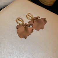 1 Pair Vintage Style Heart Shape Plating Alloy Drop Earrings sku image 5