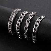 1 Piece Hip-hop Geometric Titanium Steel Men's Bracelets main image 6