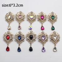 Simple Style Water Droplets Alloy Inlay Rhinestones Unisex Brooches main image 4