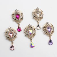 Simple Style Water Droplets Alloy Inlay Rhinestones Unisex Brooches main image 1