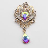 Simple Style Water Droplets Alloy Inlay Rhinestones Unisex Brooches sku image 9