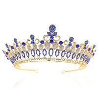 Fashion Geometric Alloy Inlay Rhinestones Crown 1 Piece sku image 4